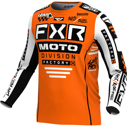 Jersey Print für FXR PODIUM GLADIATOR ORANGE BLACK 2024 ID-TOOL