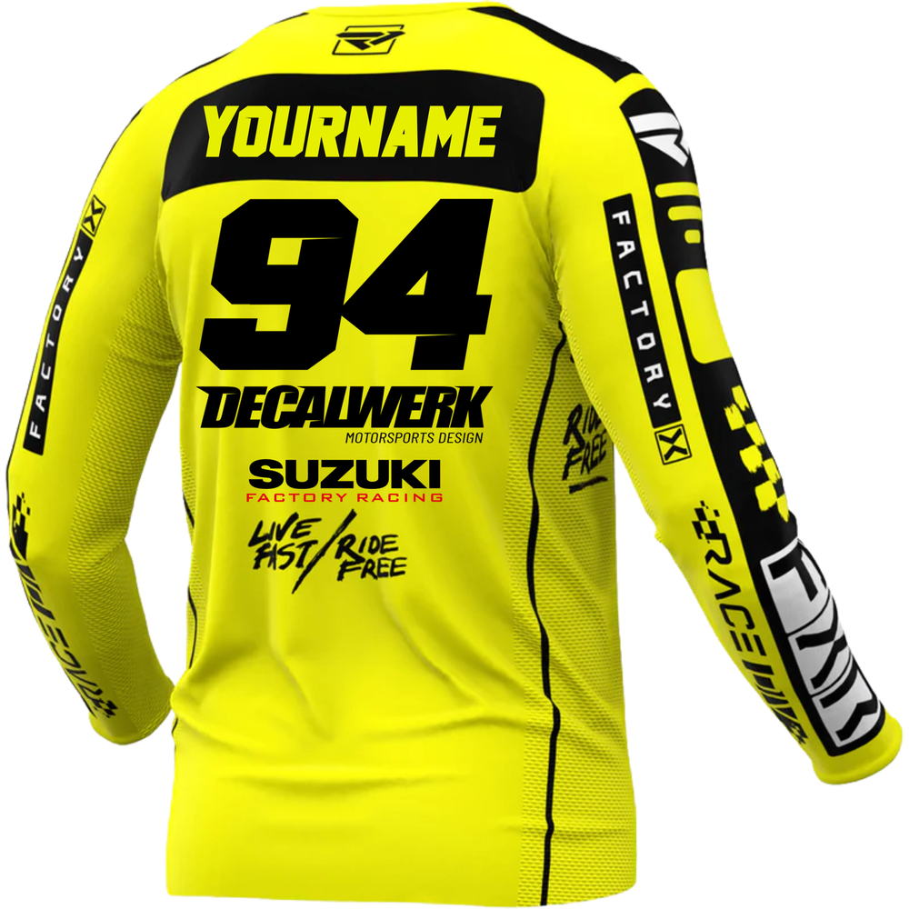 Jersey Print für FXR PODIUM GLADIATOR YELLOW BLACK 2024 ID-TOOL