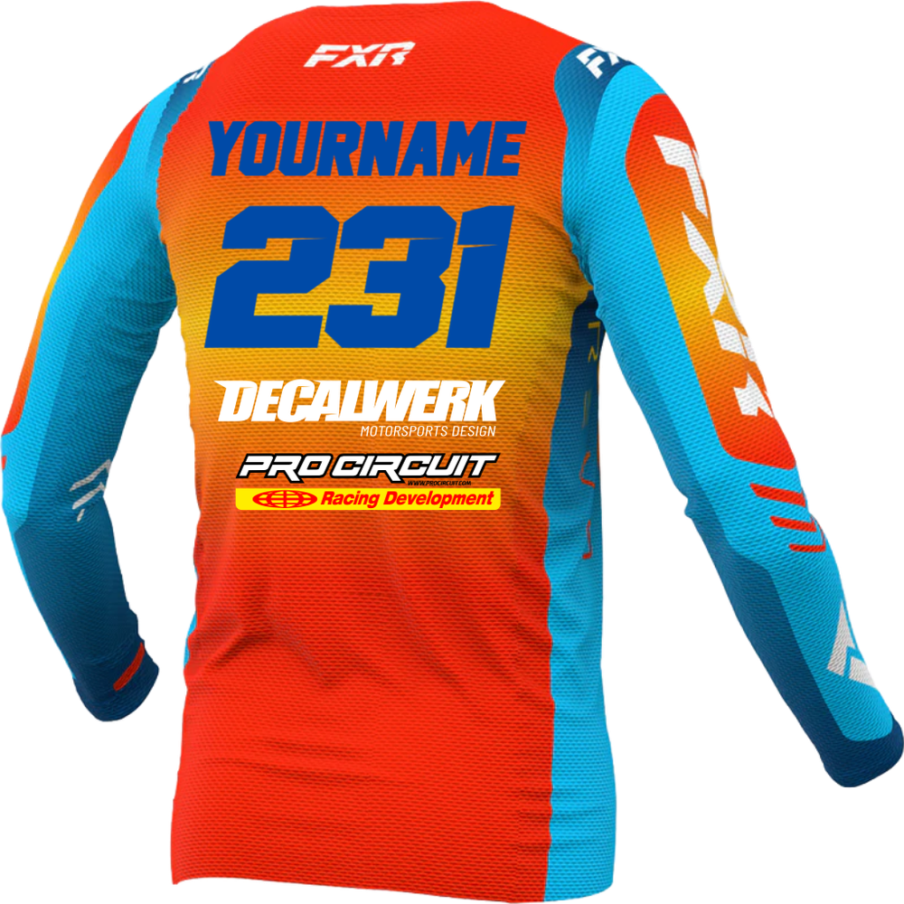 Jersey Print für FXR REVO SUNRISE 2024 ID-TOOL