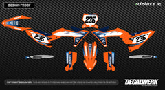 HUES 2 passend für KTM - MX Graphic Kit
