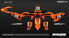 HUES 4 passend für KTM - MX Graphic Kit