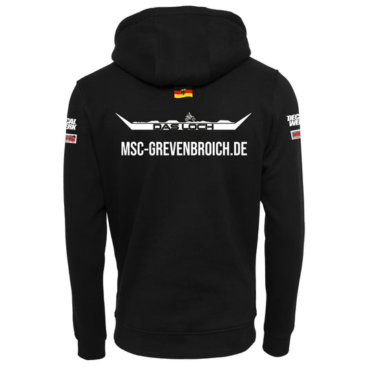Hoodie "DAS LOCH - MSC GREVENBROICH" Black