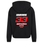 Oversize Hoodie Fluffy 330gr RIDER-ID Black Racetech-one