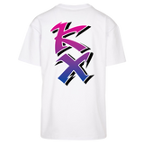 Oversize T-Shirt RIDER-ID White 240gr Loose fit KX-Retro