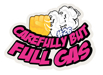Buttpatch "CAREFULLY BUT FULL GAS"