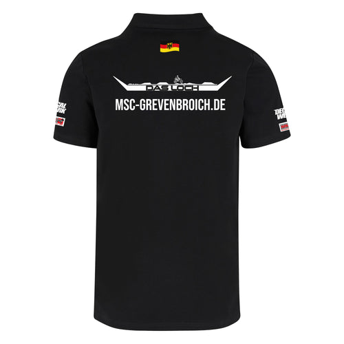 Polo Shirt "DAS LOCH - MSC GREVENBROICH" Black