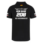 Polo Shirt "DAS LOCH - MSC GREVENBROICH" RIDER-ID Black
