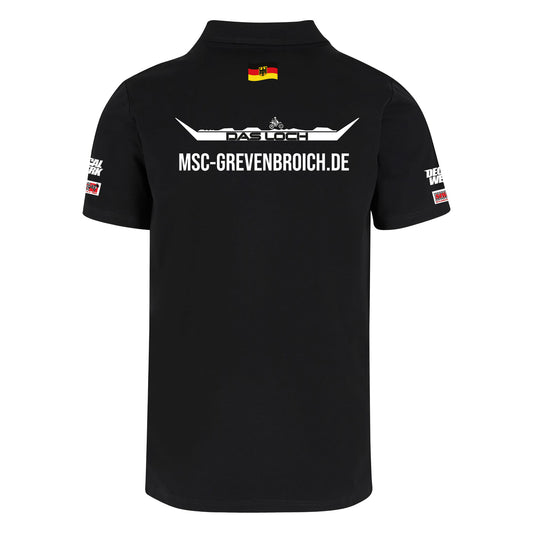Polo Shirt "DAS LOCH - MSC GREVENBROICH" Black