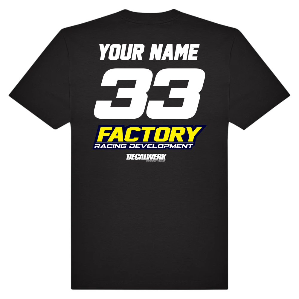 T-Shirt RIDER-ID Black 220gr Regular fit HSQ-one