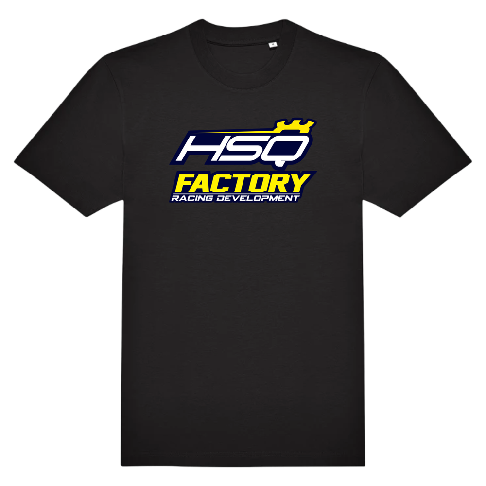 T-Shirt RIDER-ID Black 220gr Regular fit HSQ-one