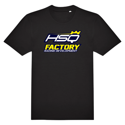 T-Shirt RIDER-ID Black 220gr Regular fit HSQ-one