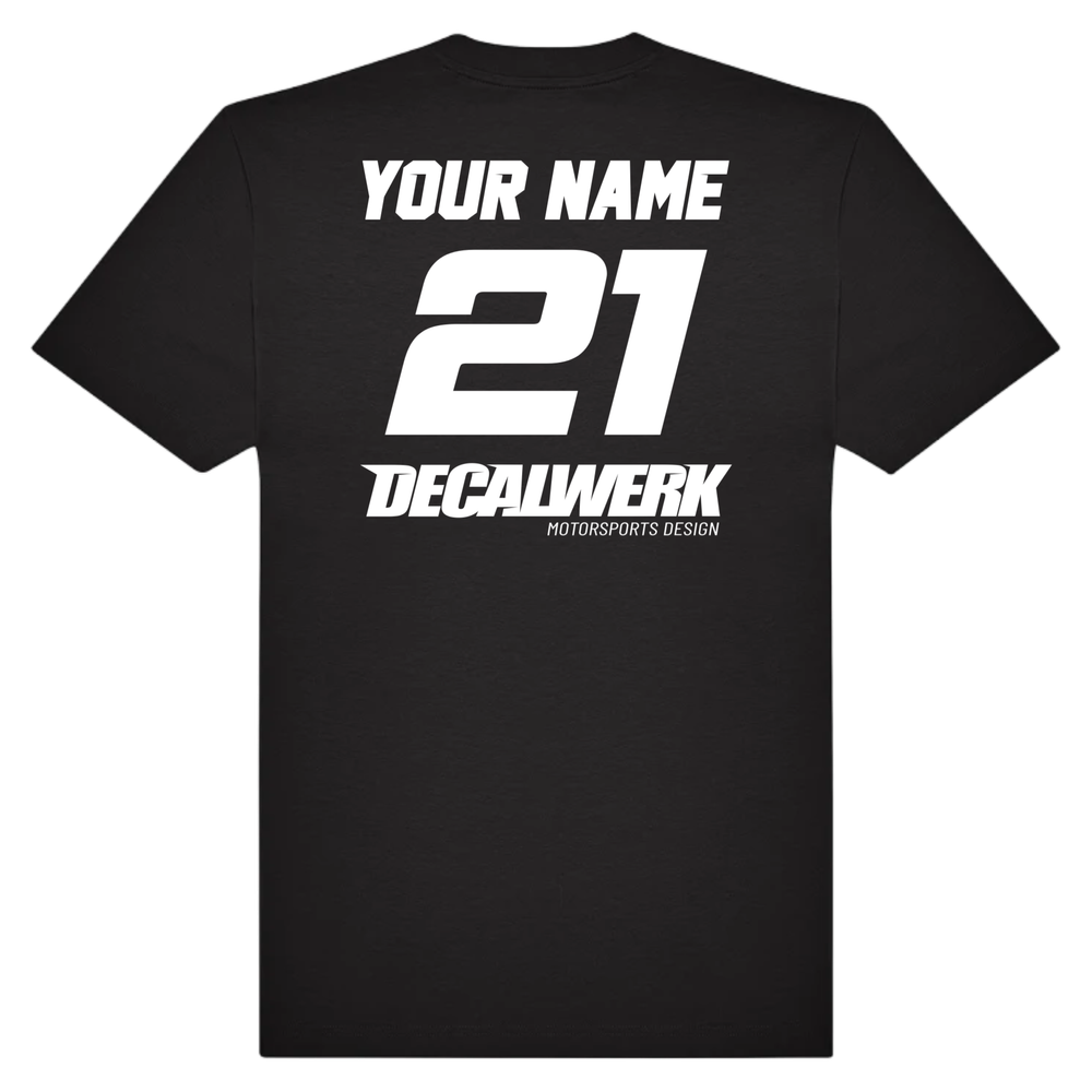 T-Shirt RIDER-ID Black 220gr Regular fit KX-Retro