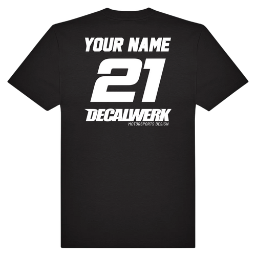 T-Shirt RIDER-ID Black 220gr Regular fit KX-Retro