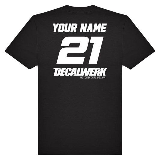 T-Shirt RIDER-ID Black 220gr Regular fit KX-Retro