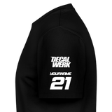 T-Shirt RIDER-ID Black 220gr Regular fit KX-Retro