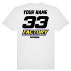 T-Shirt RIDER-ID White 220gr Regular fit HSQ-one