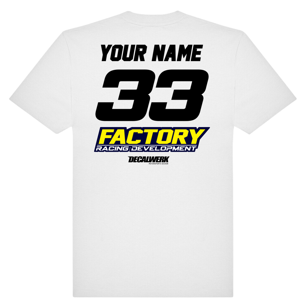T-Shirt RIDER-ID White 220gr Regular fit HSQ-one