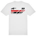 T-Shirt RIDER-ID White 220gr Regular fit Racetech-one