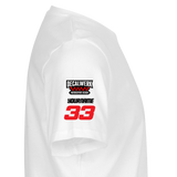 T-Shirt RIDER-ID White 220gr Regular fit Racetech-one