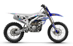 Motocross Dekor  passend für YAMAHA - Club white
