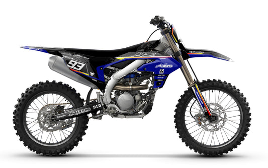 Motocross Dekor  passend für YAMAHA - Carbon
