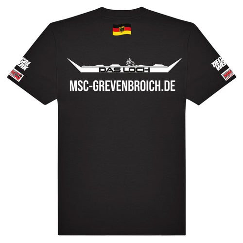 T-Shirt "DAS LOCH - MSC GREVENBROICH" Black