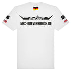 T-Shirt "DAS LOCH - MSC GREVENBROICH" White
