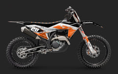 ZOO Orange passend für KTM - MX Graphic Kit