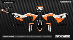 ZOO Orange passend für KTM - MX Graphic Kit