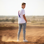 Oversize T-Shirt RIDER-ID White 240gr Loose fit KX-Retro