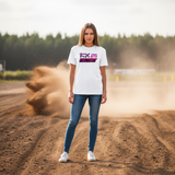 Oversize T-Shirt RIDER-ID White 240gr Loose fit KX-Retro