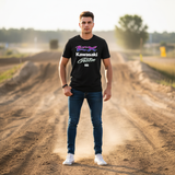 T-Shirt RIDER-ID Black 220gr Regular fit KX-Retro