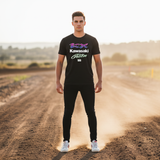 T-Shirt RIDER-ID Black 220gr Regular fit KX-Retro