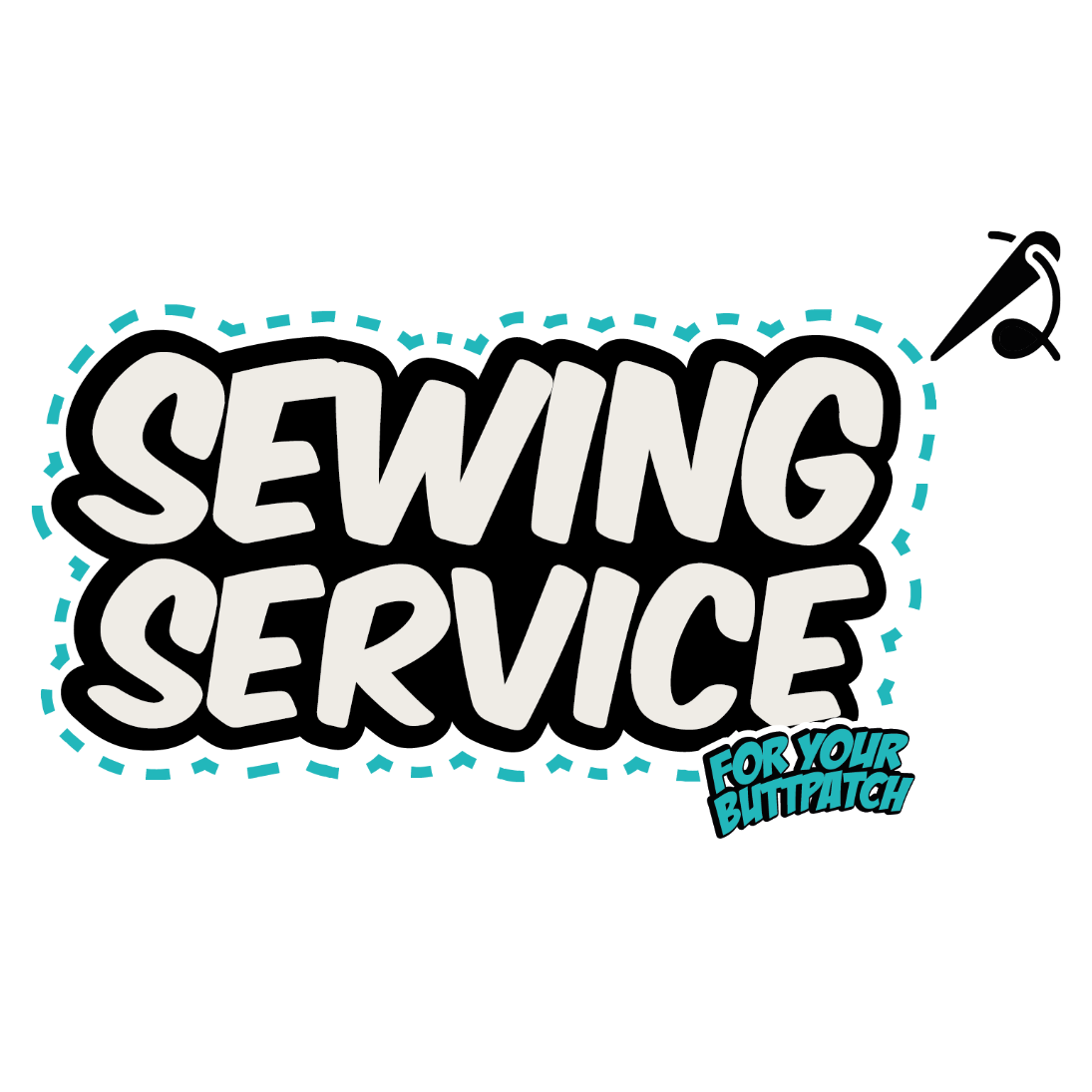 Buttpatch "Näh Service"