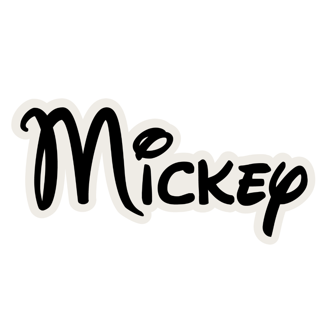 Buttpatch "MICKEY"