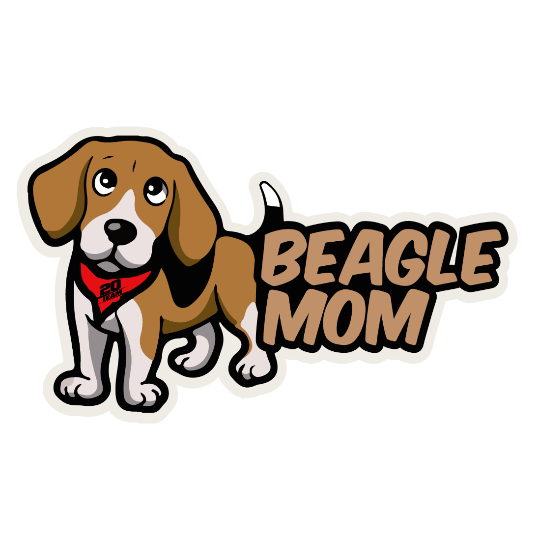 Buttpatch "BEAGLE MOM"