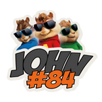Buttpatch "CHIPMUNK JOHN #84"