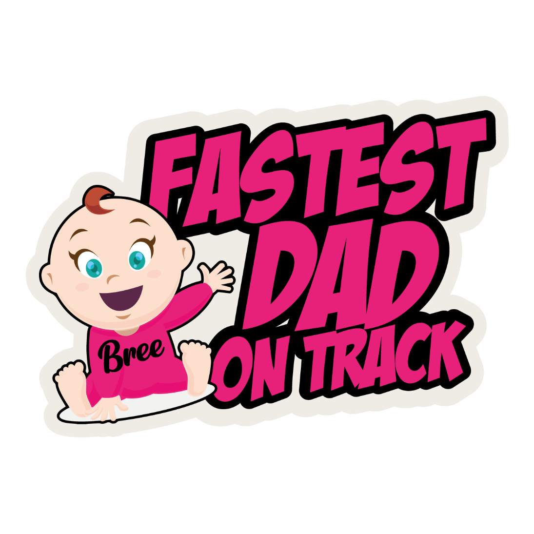 Buttpatch "FASTEST DAD"