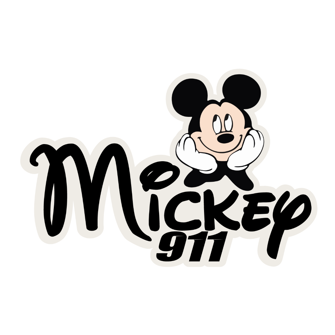 Buttpatch "MICKEY #911"