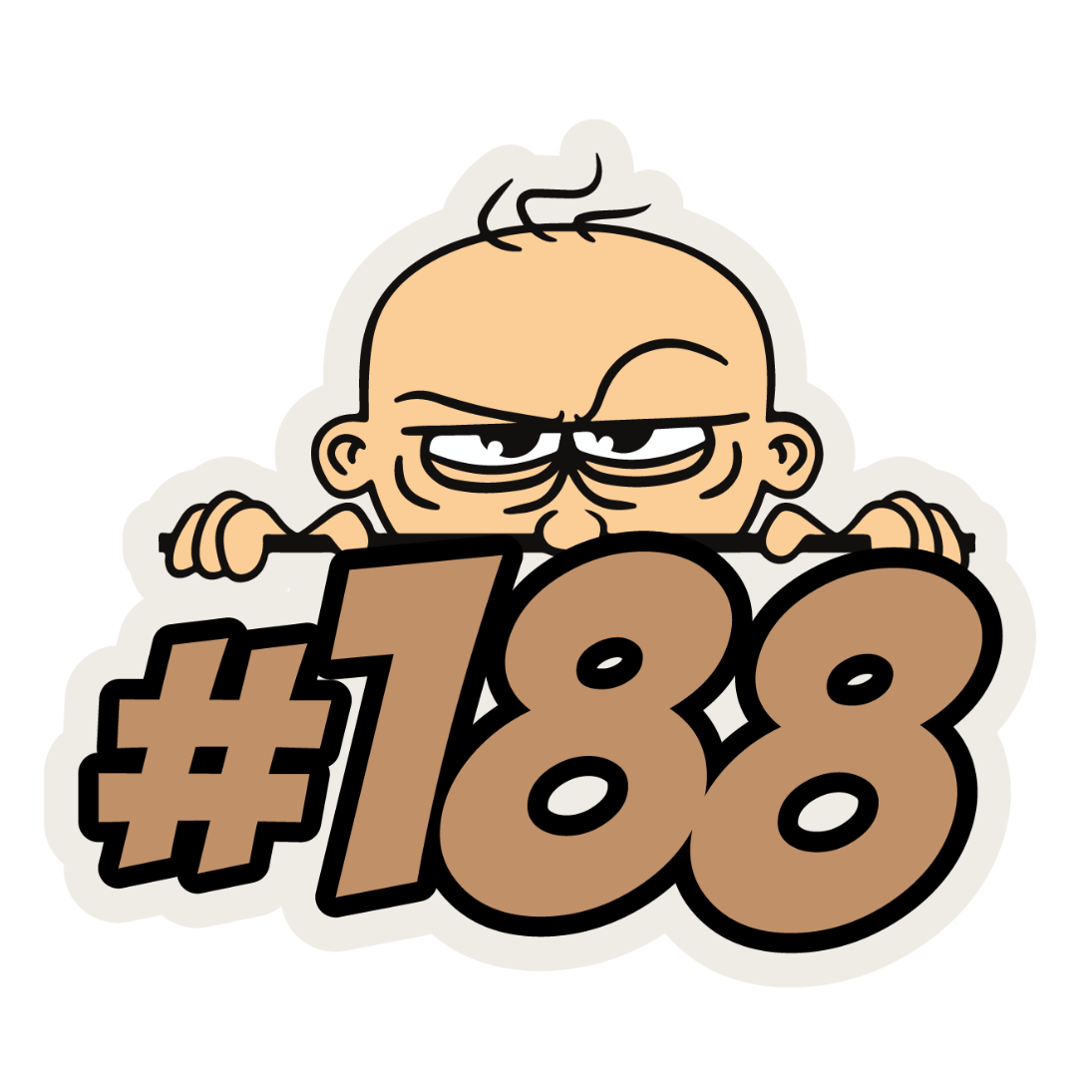 Buttpatch "GRUMPY #188"
