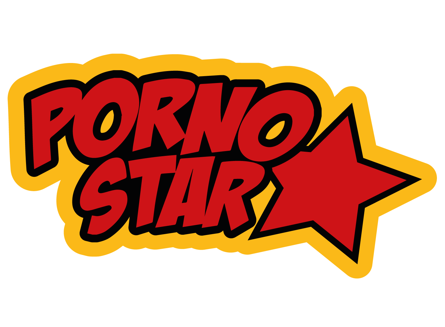 Billenlapje "PORNO STAR"