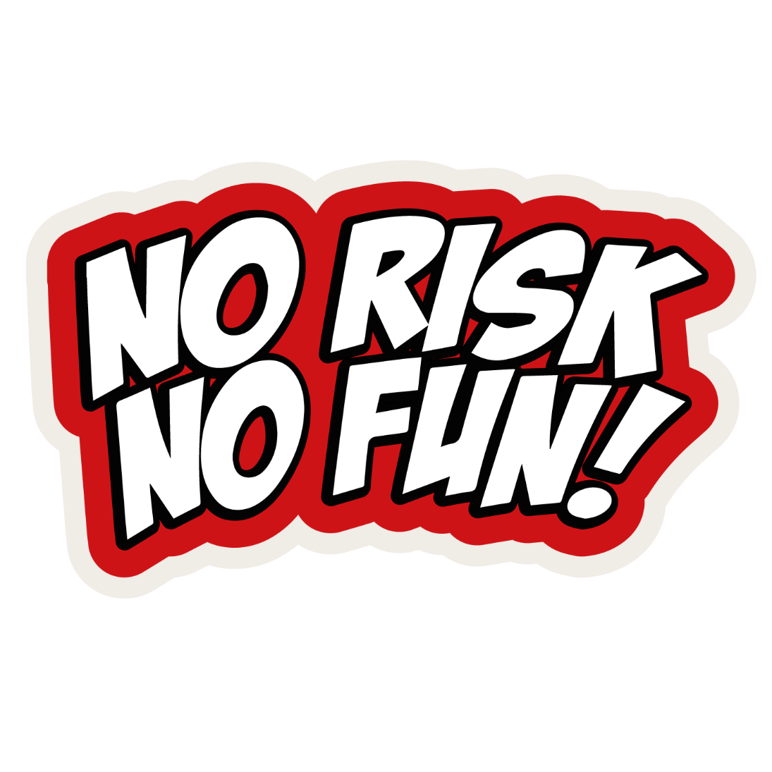 Buttpatch "NO RISK NO FUN"