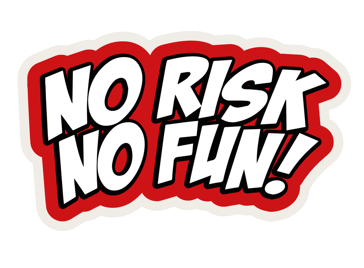 Buttpatch "NO RISK NO FUN"