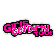 Butt patch "GIRLS TOO"