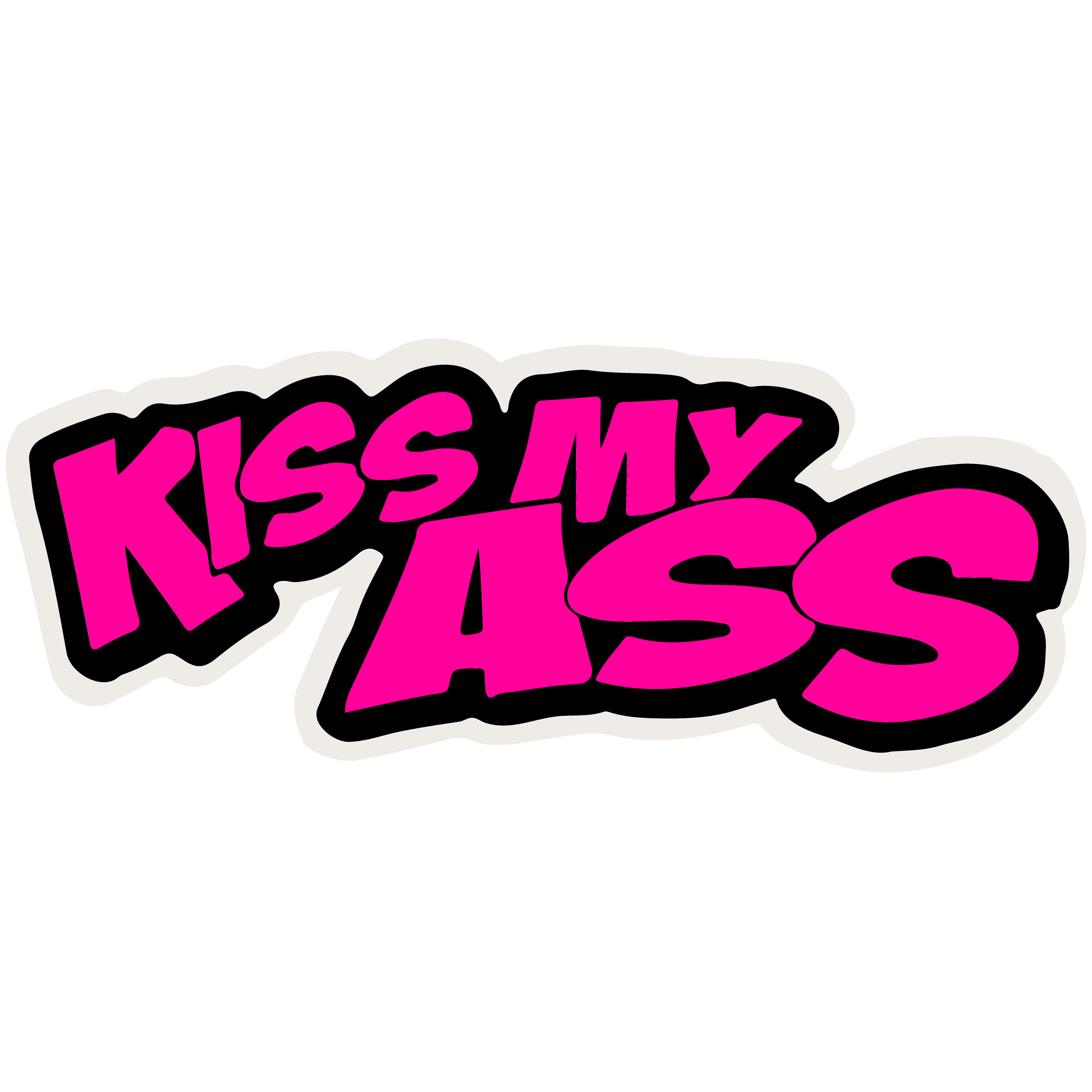 Buttpatch "KISS MY ASS"