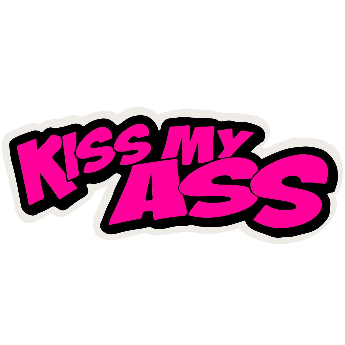Buttpatch "KISS MY ASS"