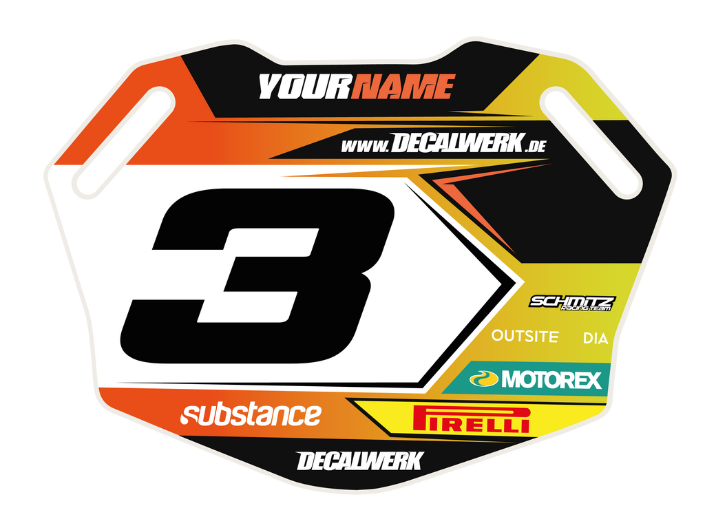 Pitboard "TOMAC EDITION SUNSET"
