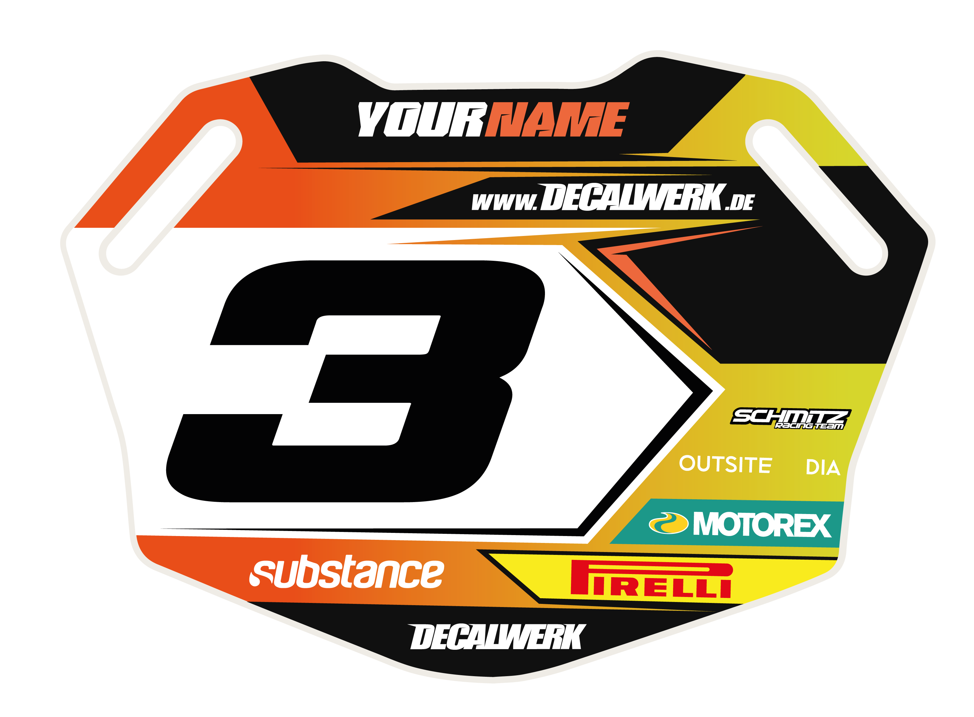 Pitboard "TOMAC EDITION SUNSET"