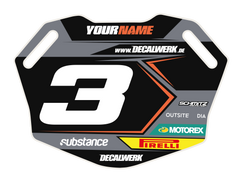 Pitbord "TOMAC EDITION GRIJS"