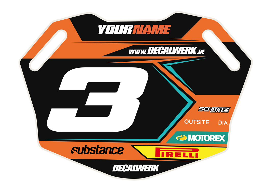 Pitboard "TOMAC EDITION ORANGE"